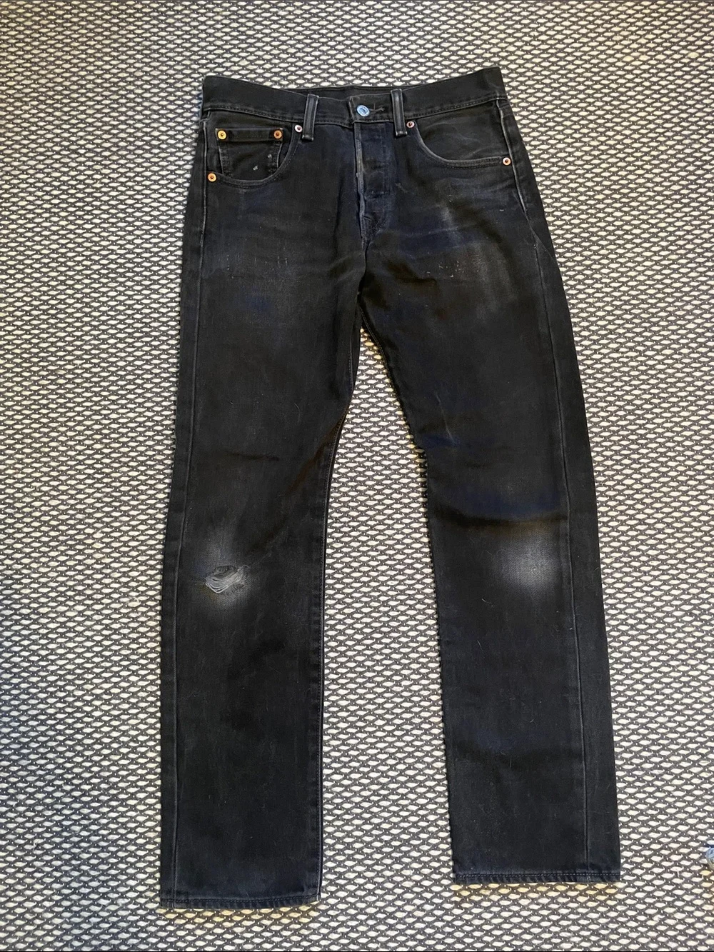Levi’s 505 Men's Black Straight-Leg Jeans
